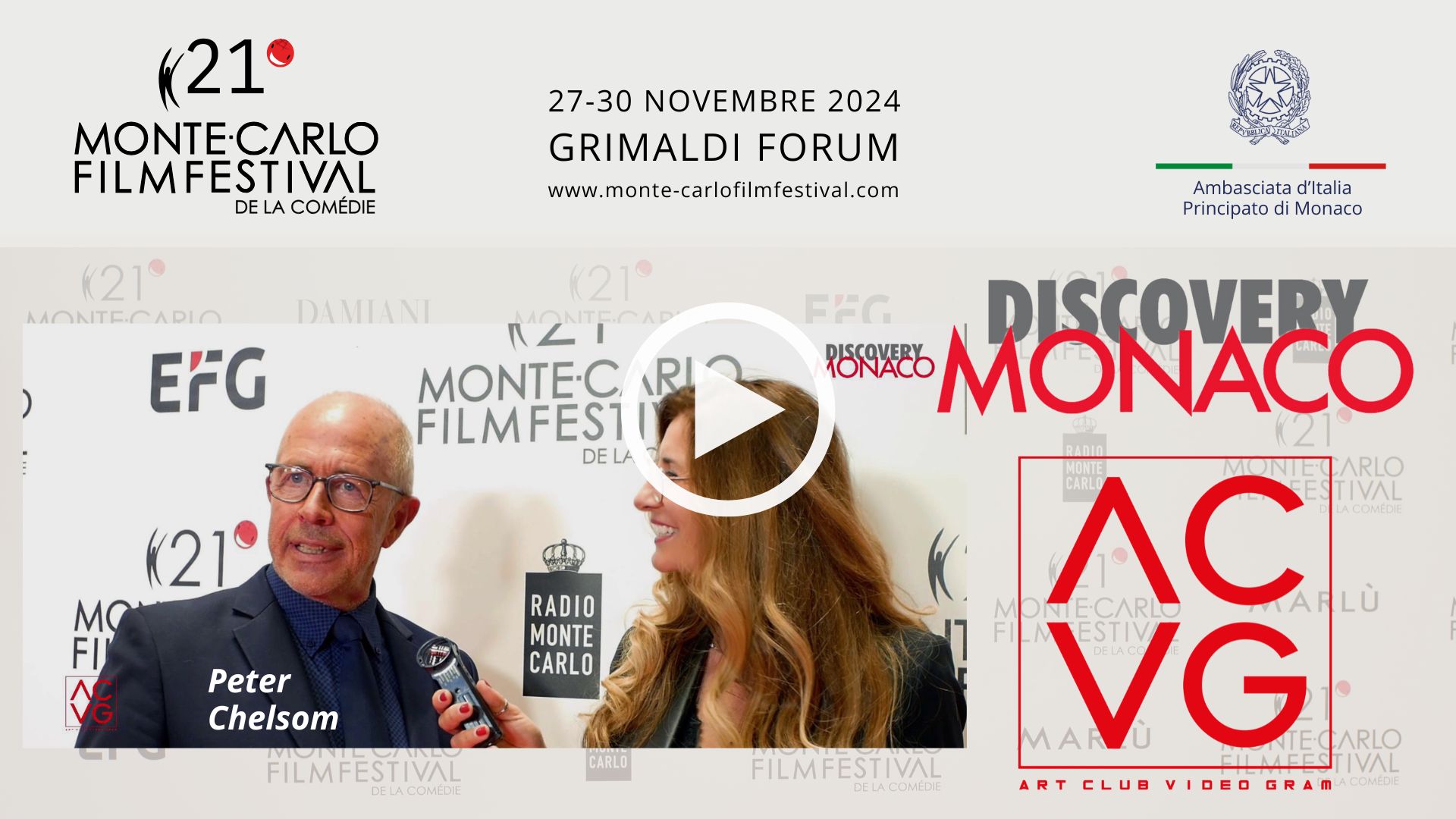 cop peter chelsom regista Montepilli truman tv Videogram Festival Cinema montecarlo