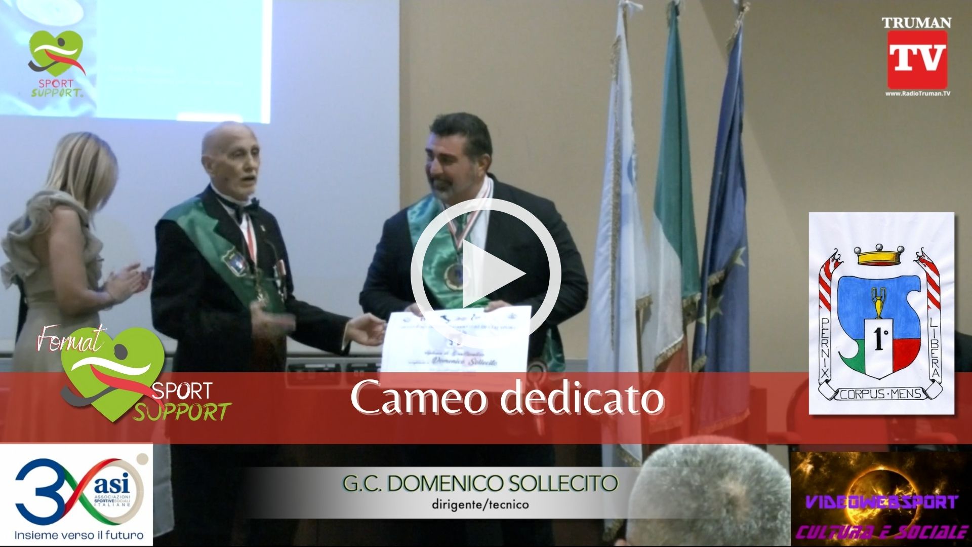 Cavalieri dello Sport 2024 - Cameo G.C. DOMENICO SOLLECITO (dirigente/tecnico)
