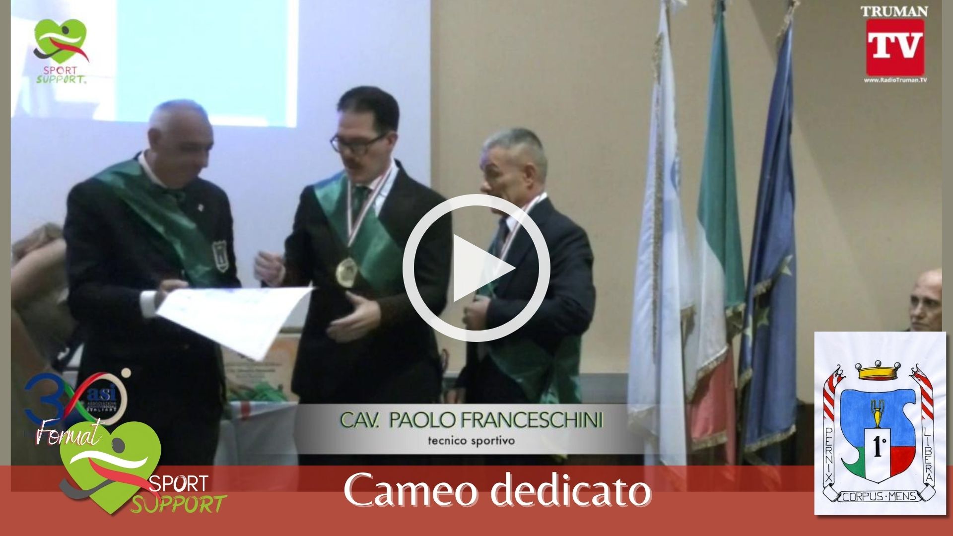 Cavalieri dello Sport 2024 - Cameo  CAV.  PAOLO FRANCESCHINI
