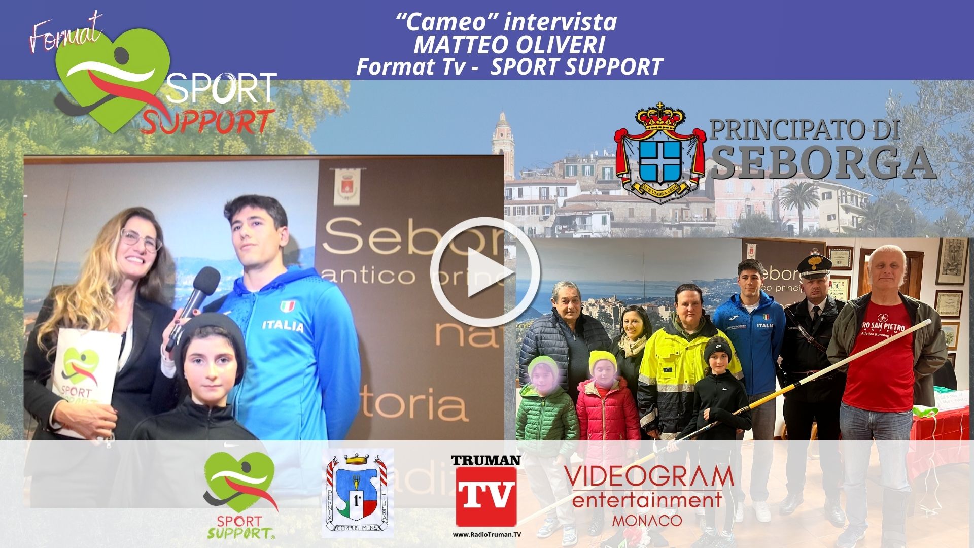 Puntata Sport Support Matteo Oliveri Campione di Salto con Asta e Nicole Gorni