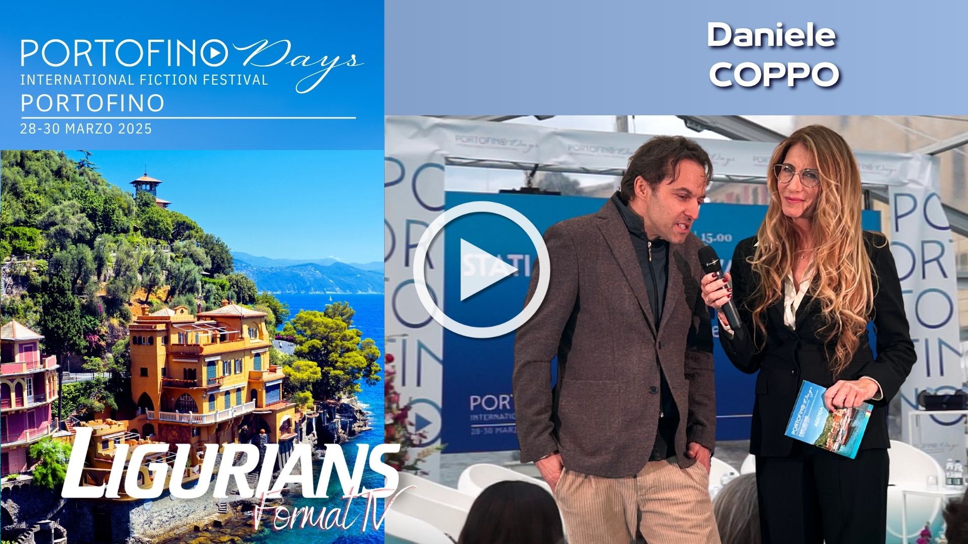 Format Tv Ligurians. Replica Intervista Daniele Coppo. Portofino Days