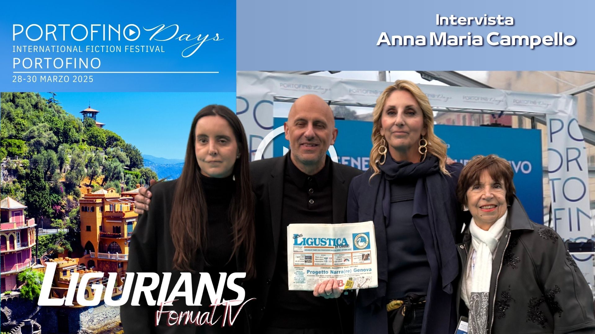Ligurians Format tv. Ospite della Puntata Anna_Maria Campello