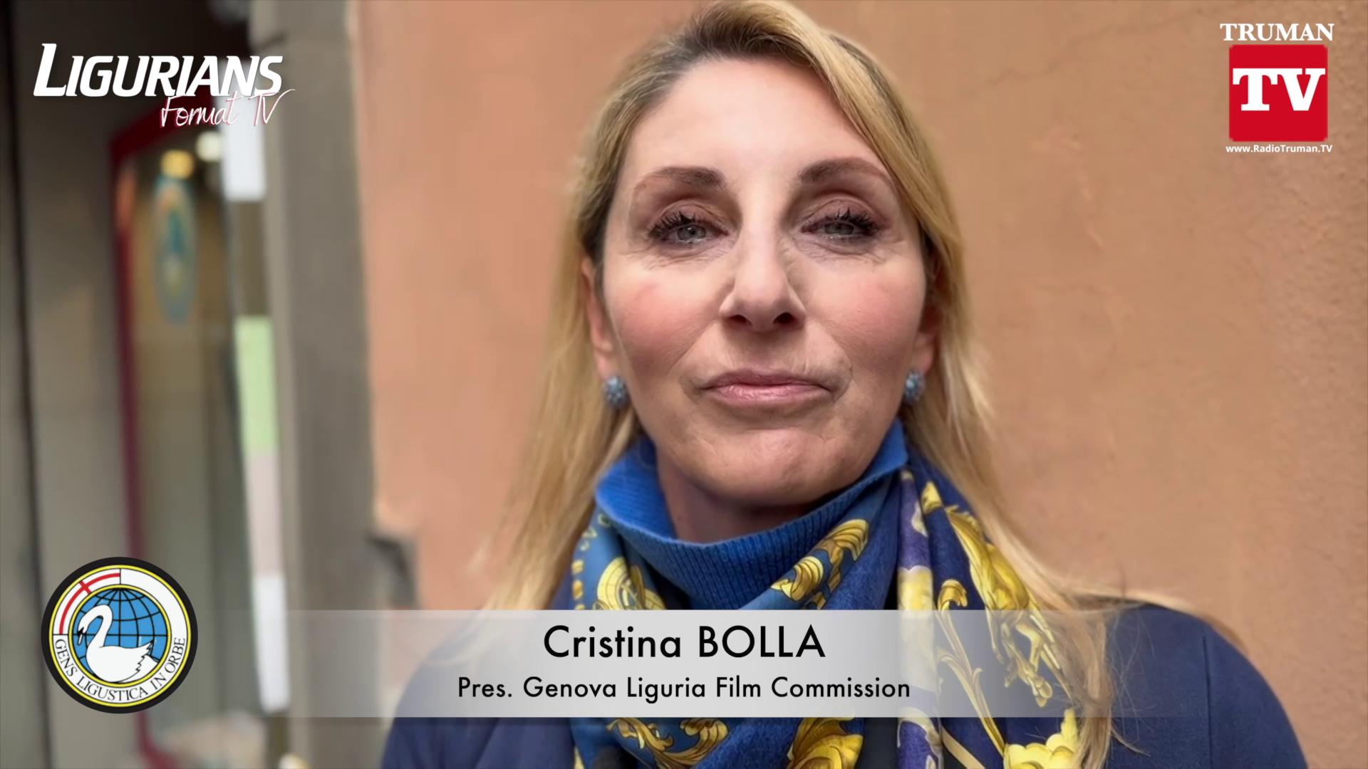 Cristina Bolla.Puntata Reportage Ligurians streaming ALM sede condivisa con Città Metropolitana Genova 