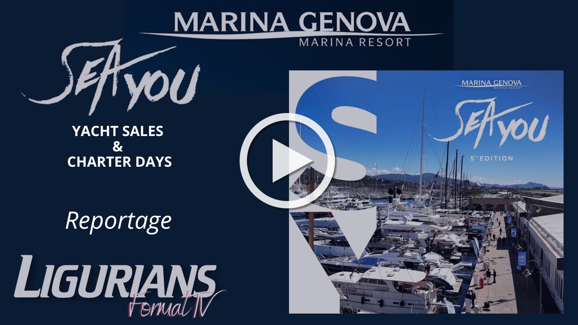 Reportage Sea You alla Marina Genova. Giuseppe Pappalardo AD e Giusy Murolo