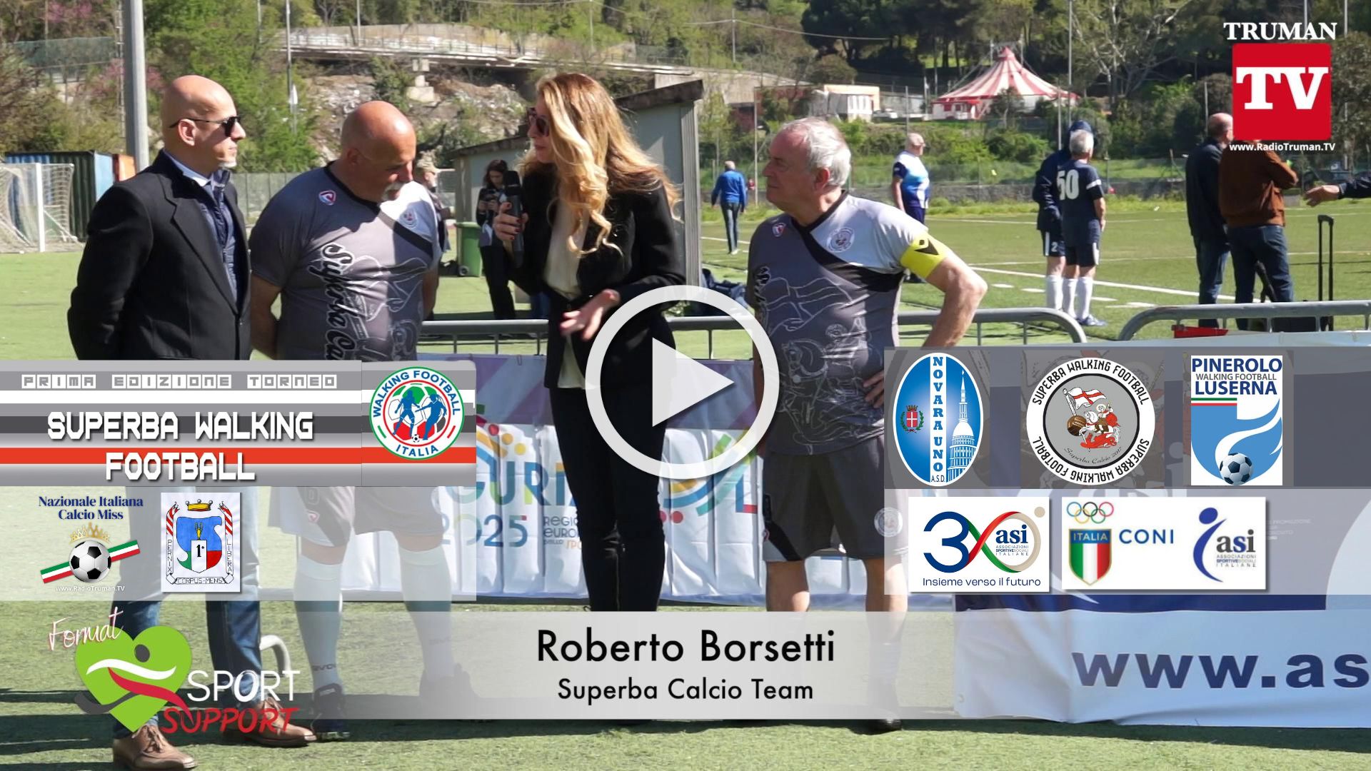 Roberto Borsetti.Roberto Bresciano.Puntata Reportage Ligurians streaming Walking Football. La Superba Calcio 050425
