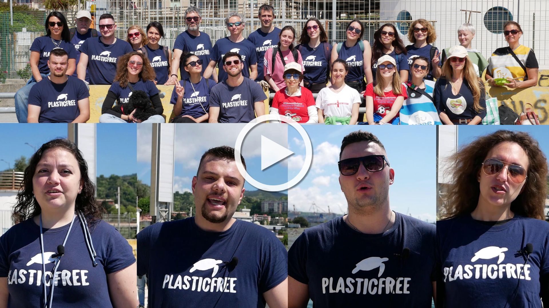Plastic Free Pietro Borgarelli, Martina Certo, Valentina Garofalo, Ivan Vianello. .Puntata Format Sport Support, Event Format