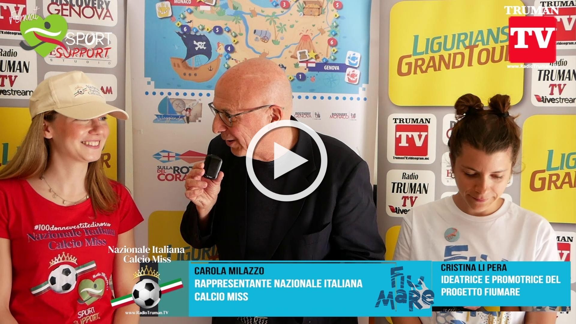 Cristina Li Pera e Carola Milazzo.Puntata Format Sport Support, Event Format