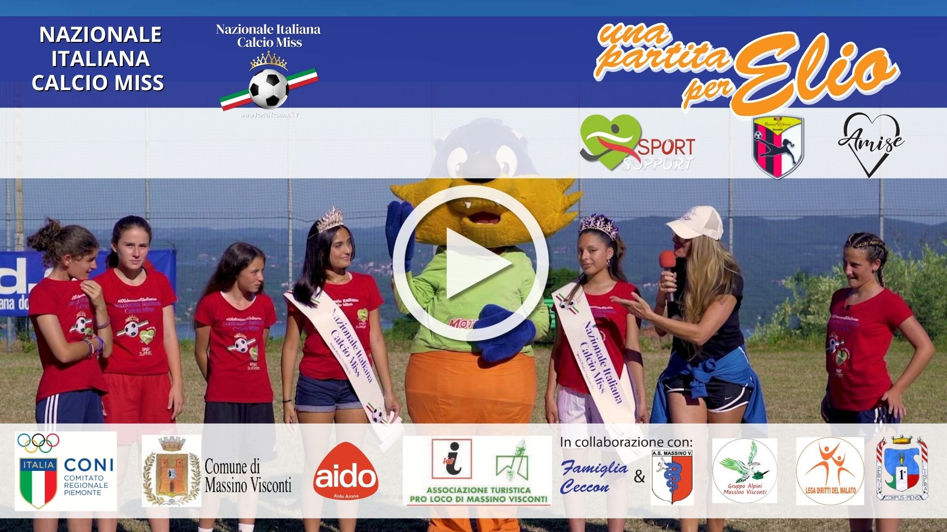 Speciale dedicato alla Squadra della Nazionale Italiana Calcio Miss.Format Sport Support Una Partita per Elio 2025