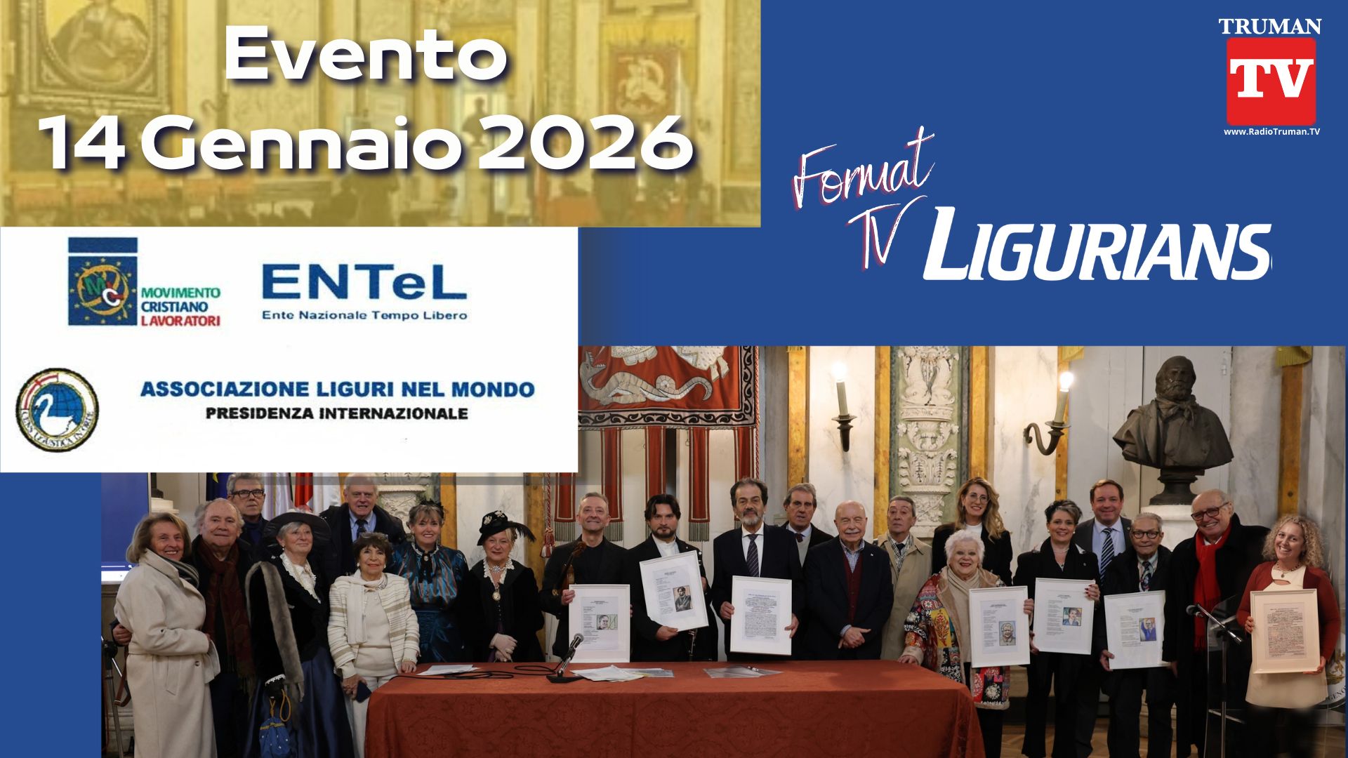 140126 LIGURIANS ENTEL Centenario La Grande Genova